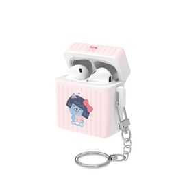 [S2B] Little Kakao Friends Sweet Little Heart AirPods1 AirPods2 Compatibility Carrier Combo Case - Apple Bluetooth Earphones All-in-One Case - Made in Korea